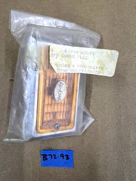 Harley-davidson 91054-77 Harley-davidson Stock Amber Bumper Light