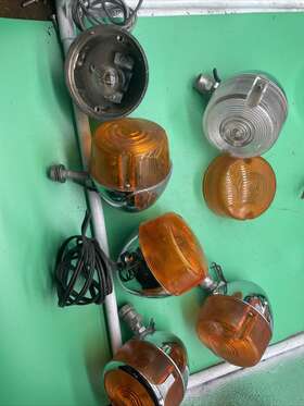 Dhd-1 Harley-davidson Hd-1 85 D6 Turn Signal Amber Light Chrome Sae Dp V E M Dhd-1 Harley-davidson Hd-1 85 D6 Turn Signal Amber Light Chrome Sae Dp V E M
