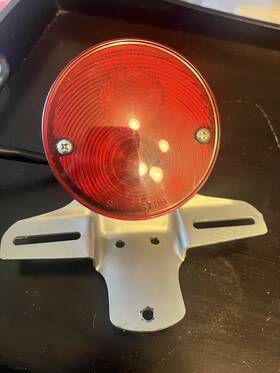 Harley Davidson R6-60 Guide Guidex Tail Light With Bracket