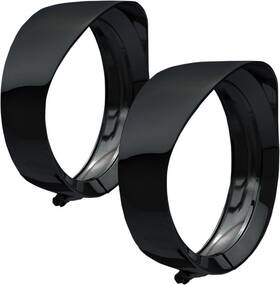 Headwinds 1-4028zap Mariah Spot Light Trim Rings 4.5 Inch Black #1-4028zap Harley Davidson