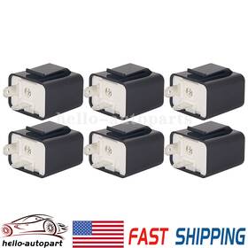 Hello-autoparts 617592501671 6 For Adjustable Led Flasher Relay Turn Signal Blinker Light Motorcycle 2pin 12v