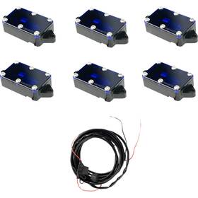 Heretic 70027 Rock Light - Blue 6 Pack