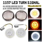 Hhz5858216 Bullet Style Led Turn Signal Light White Lens 651354912664