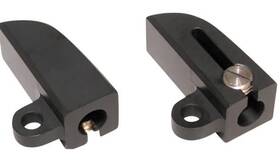 Highsider 220-215 Turn Signal Fork Mounts M8 Black