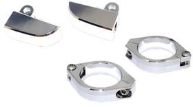 Highsider 220-216405 Turn Signal Fork Mounting Kit 38-41mm M8 Chrome