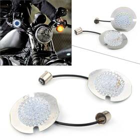 Hkseller-au 550747349783 1157 Led Turn Signal Light Indicator Inserts Fit Harley Electra/road Glide