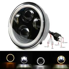 Homk Agr09782403 5.75 Inch Motorcycle Led Headlight Drl For Harley Davidson Dyna Street Bob Fxdb