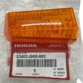Honda 33402-gk0-003 Genuine Front Right Turn Signal Lens Nos Oem