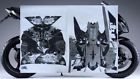 Honda Cbr Rr Black Silver Graphics Kit Decal Stickers Decals