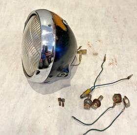 Honda Super Sport 33100-292-674 1970 - 1973 Cb175 Cb350 Hm 16m Oem Headlight Assembly Tested
