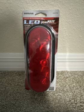 Hopkins C561rtm 6 Inch Led Oval Stop Tail Turn Light With Grommet And Plug New