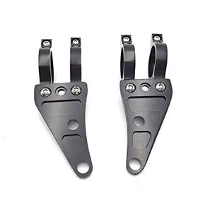 Htt Motorcycle Black 35mm Turn Signal Clamps Headlight Mount Bracket Fork Ear Ch
