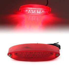 Hukyu 550723637910 Motorcycle Quad Atv Running Stop Brake License Plate Tail Lights Universal Us