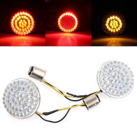 Hukyu 550735448658 Turn Signal Indicators Bulb 48 Led Lamp For Harley Old School Chopper