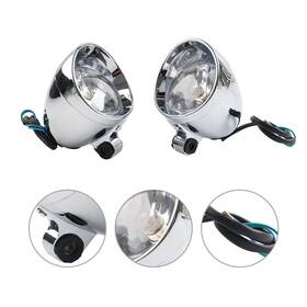 Hukyu 550742375718 Motorcycle Passing Spot Light Fog Lamp Head Custom Gz