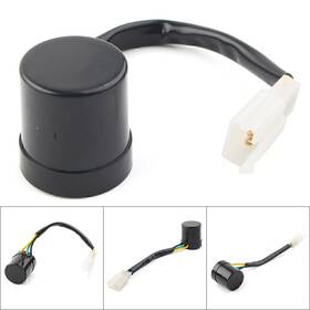 Hukyu 550742818307 Turn Signal Led Flasher Blinker Universal Motorcycle Relay 12v 3 Pin Watertight