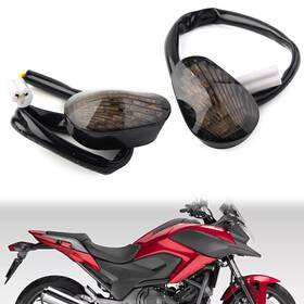 Hukyu 612016970712 Smoke Flush Mount Amber Turn Signals Lights For Yamaha Yzf R1/r6/r6s Flash Led