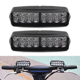 Hukyu 612044724233 Motorcycle Headlight Spot Fog Light 16-led Headlamp 2400lm For Car Utv Atv New