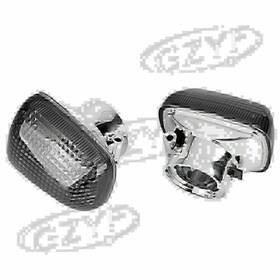 Hukyu 612046718728 Front Turn Signal Light Cover Shell Smoke For Suzuki Gsxr600 Gsxr750 1996-1999