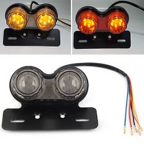 Hukyu 612047326014 Motor Integrated Tail Light Dual Turn Signal Brake License Plate Lamp New
