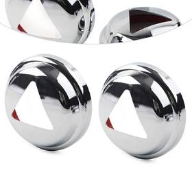 Hukyu 612047646280 1 Pair Chrome Turn Signal Light Protection Cover For Scrambler 1200 Speedmaster