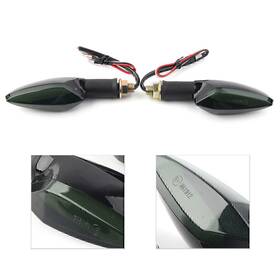 Hukyu 612063419448 1 Pair New Universal Motorcycle 12v Led Flash Turn Signal Light Direct Lamp