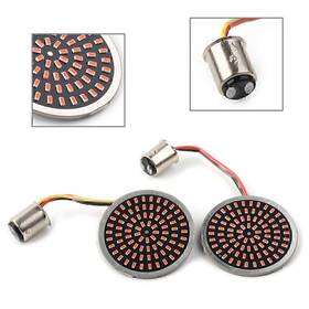 Hukyu Hukyu-158yf028-2 2 Pcs Motorcycle Led 1156 Turn Signal Light Blinker Fit Harley Touring Road King