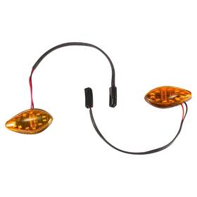 Husuku 741416456271 Led Front Flush Mount Turn Signal Light Brake Blinker Indicator Market Lamp F