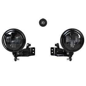 Indian Motorcycle 2884711-266 Pathfinder S Led Driving Lights Mount Black