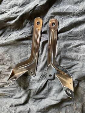 3100255 J&p Cycles Passing Lamp/ Turn Signal Brackets For Harley Davidson