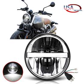 Jg-ledlight Jg-m001n For Suzuki Boulevard C109r C90 M109r M50 M95 5.75 Inch Led Headlight Turn Right/left