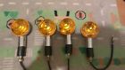 Jh-b1 Zl2006300713611 Jmei Amber Chrome Bullet Front Rear Turn Signal Blinker Indicator