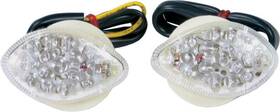 K&s Technologies 25-8511 K&s Led Flush Mount Fairing Marker Light Set Smoke #25-8511 For Honda