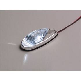 K&s Technologies 25-9504 K&s Led Marker Lights Mini-flush Mt. Chrome Body Wht/clr 1