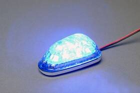 K&s Technologies 25-9730 K&s Led Mini-marker Light Triangle Black Blue 6 Leds