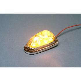 K&s Technologies 25-9733 K&s Led Mini-marker Light Triangle Black Amber 6 Leds