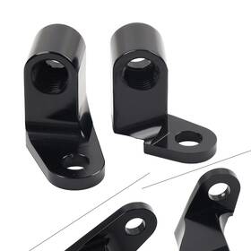 Kabusikikaisya-kawausa 550740587618 Front Turn Signal Mount For Harley Dyna Softail 2003-17 Sportster Xl 86-03 Black