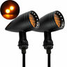 Keepdsgn Chrome Motorcycle Led Turn Signals Red Light Brake Running