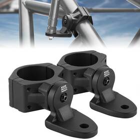 Kemimoto 02507 Utv Whip Mount Flag Light Mounting Bracket 1 Pcs Heavy Duty Black