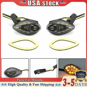 Kingdarn Ts-081-smoke Smoke Turn Signals Fits Honda Cbr 600 F3/f4/f4i 1000 Rr Cb 919