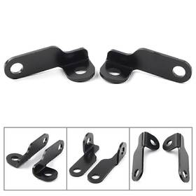 Kkkeeparts 223000472756 2x Moto Fork Clamp Turn Signal Light Mount Bracket Holder Black For Harley