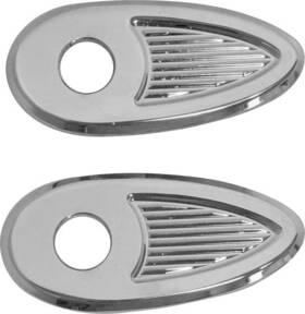 Kodlin K68485 Fender Strut Turn Signal Adapters Chrome 2020-1924
