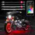 Ks-moto-pro Xkglow 10 Pod 8 Strip 2nd Gen Xkchrome App Control Motorcycle Advanced Led Accent Light