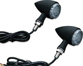Kuryakyn 2510 Torpedo Bullet Style Motorcycle Led Lights With Clear Lenses