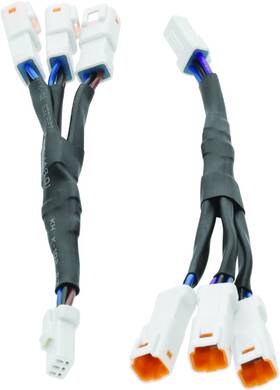 Kuryakyn 2929 3-pin Y-connectors For Tracer Lights Pair