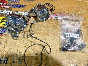 Kuryakyn Kur5019 Chrome 3 Inch Universal Motorcycle Engine Guard Mounted Driving Lights