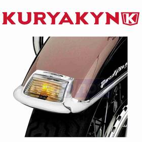 36eg Kuryakyn Mn/36eg Smoke Fender Tip Lens And Bulb Kit For 1995-2006 Harley Davidson El