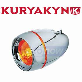 Kuryakyn Mn/37d3 Deep Dish Bezels With Lenses For Bullet Turn Signals 2006 Uz
