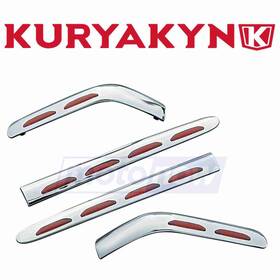 Kuryakyn Mn/896p Led Saddlebag Molding For 2006-2008 Honda Gl1800p Gold Wing Premium Qn