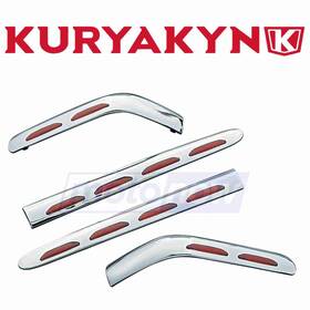 Kuryakyn Mn/ab1m Led Saddlebag Molding For 2001-2005 Honda Gl1800 Gold Wing - Xj
